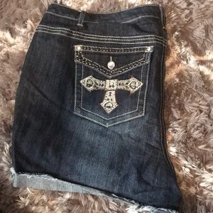 Plus size Blue Jean shorts